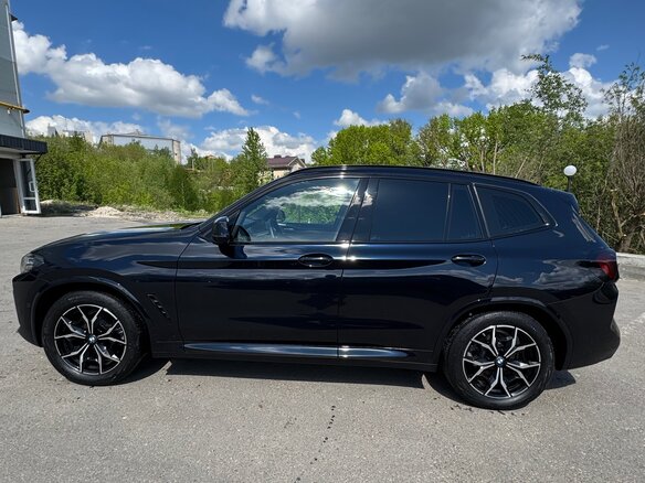 2022 BMW X3 20d xDrive III (G01) Рестайлинг, синий - вид 4