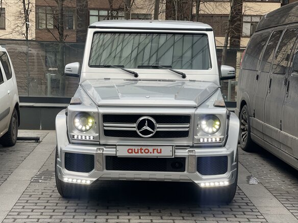 2002 Mercedes-Benz G-Класс 500 II (W463), серебристый - вид 1