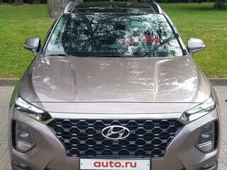 2019 Hyundai Santa Fe IV, коричневый, 2575064 рублей, вид 3