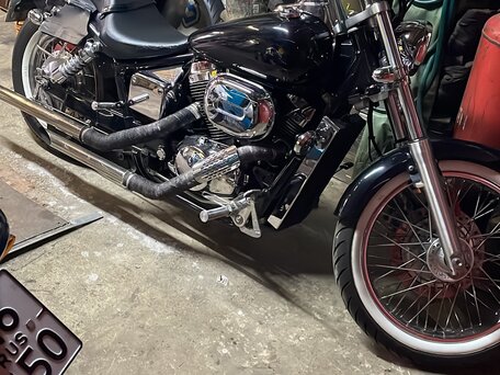 2000 Honda Shadow 400, чёрный, 345000 рублей, вид 2