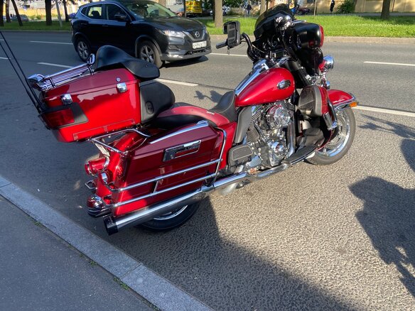 2012 Harley-Davidson Electra Glide, красный - вид 4