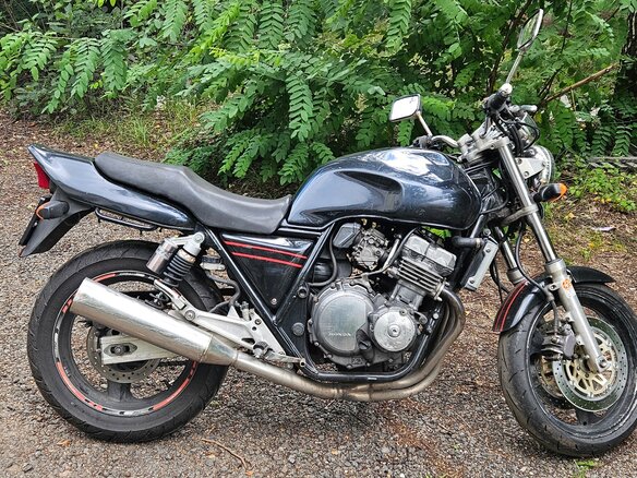 1994 Honda CB 400 Super Four, синий, 210000 рублей