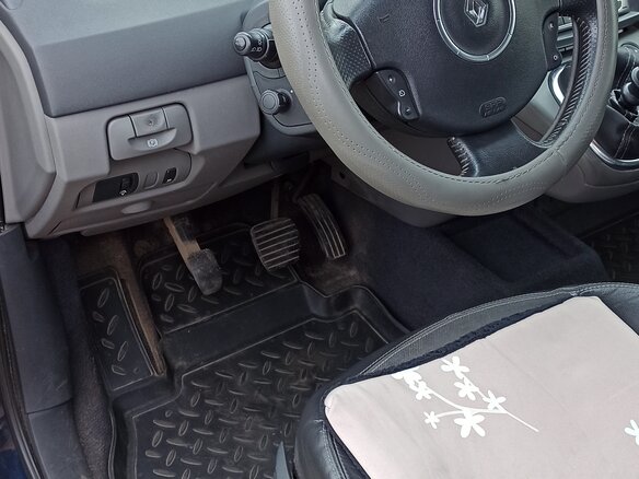 2008 Renault Scenic II Рестайлинг, синий - вид 18