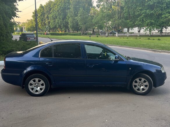 2007 Skoda Superb I Рестайлинг, синий, 400000 рублей - вид 2
