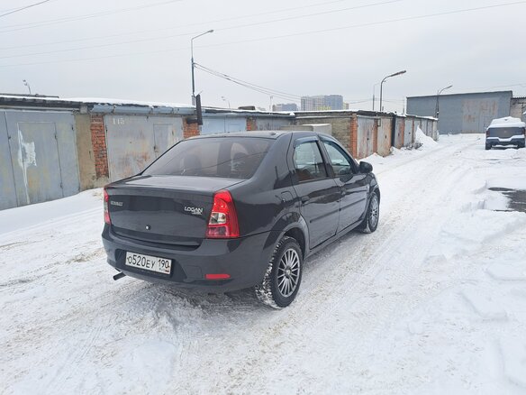 2010 Renault Logan I Рестайлинг, серый - вид 2