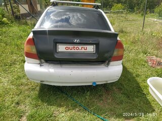 2004 Hyundai Accent ТагАЗ II, серебристый, 350000 рублей, вид 3