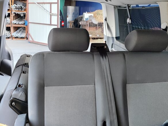 2010 Volkswagen Caravelle LWB Long T5 Рестайлинг, синий, 2300000 рублей - вид 8