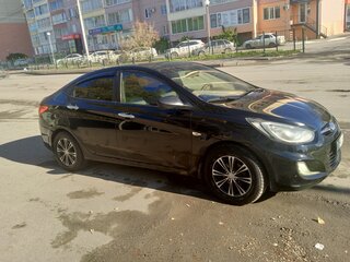 2012 Hyundai Solaris I, чёрный, 550000 рублей, вид 2