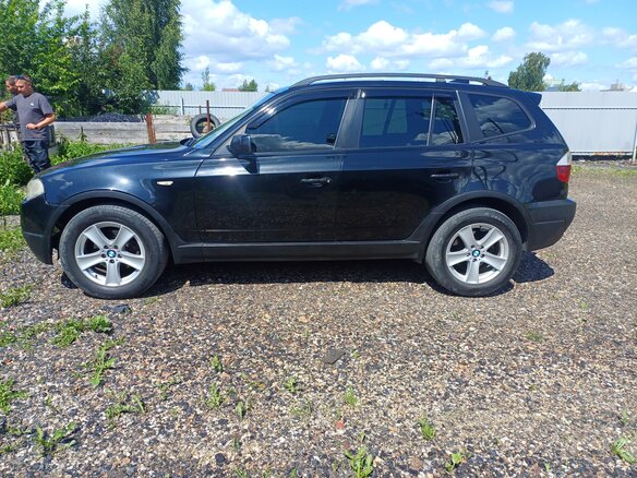 2008 BMW X3 20d I (E83) Рестайлинг, чёрный, 735000 рублей - вид 9