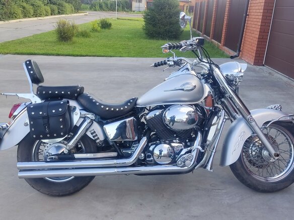 1998 Honda Shadow 750, серебристый, 450000 рублей