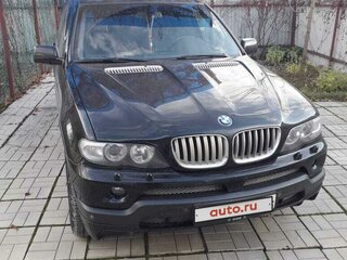 2006 BMW X5 4.4i I (E53) Рестайлинг, чёрный, 1500000 рублей, вид 3