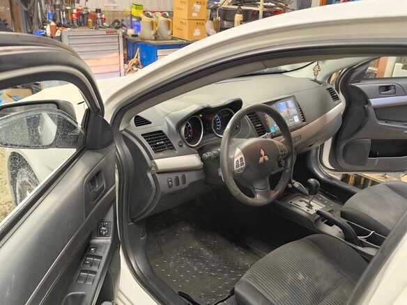 2013 Mitsubishi Lancer X Рестайлинг, белый - вид 8