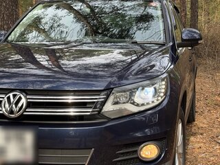 2014 Volkswagen Tiguan I Рестайлинг, синий, 1300000 рублей, вид 3