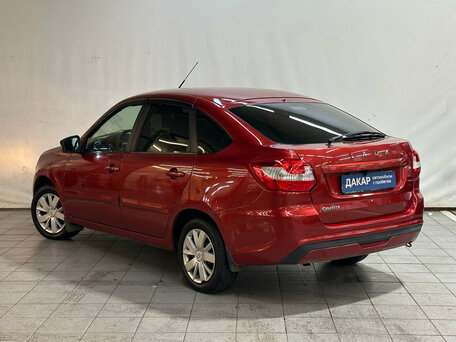 2019 Lada (ВАЗ) Granta I Рестайлинг, красный, 600000 рублей, вид 4