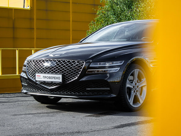 2021 Genesis G80 II, чёрный - вид 15