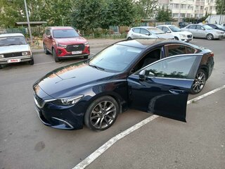 2018 Mazda 6 III (GJ) Рестайлинг, синий, 2200000 рублей, вид 4