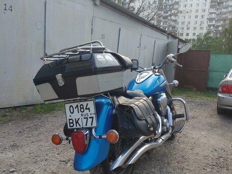 2003 Yamaha XV 1600 Road Star, синий, 550000 рублей, вид 2