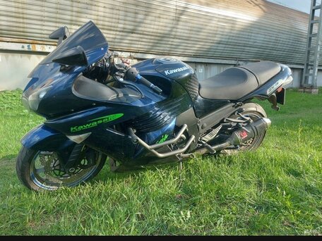 2008 Kawasaki ZZR 1400, синий, 690000 рублей, вид 4