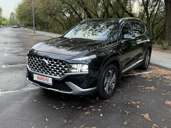 2021 Hyundai Santa Fe IV Рестайлинг, чёрный