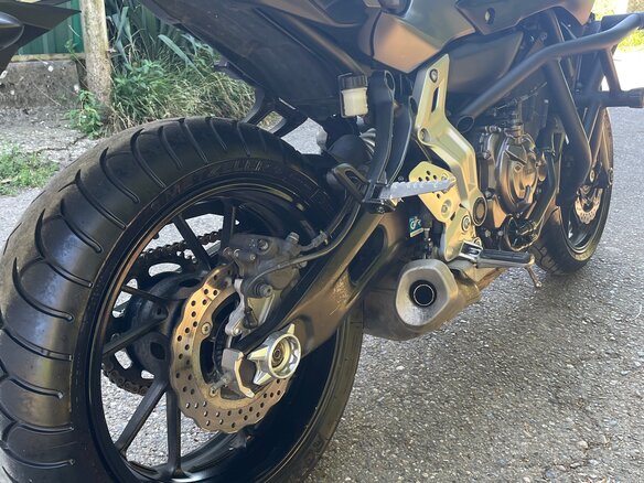 2014 Yamaha MT-07 (FZ-07), серый - вид 9