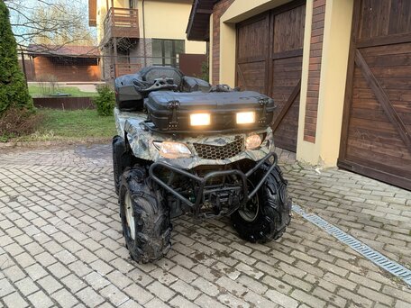 2012 Suzuki KingQuad 400, коричневый, 500000 рублей, вид 1