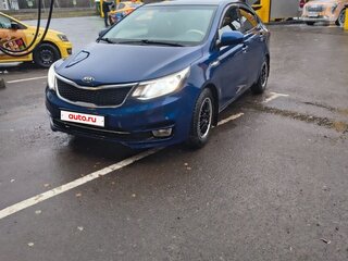 2015 Kia Rio III Рестайлинг, синий, 950000 рублей, вид 1