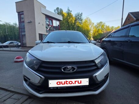 2019 Lada (ВАЗ) Granta I Рестайлинг, белый, 510000 рублей, вид 2