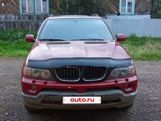 2005 BMW X5 4.4i I (E53) Рестайлинг, красный, 555555 рублей, вид 3