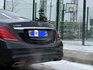2015 Mercedes-Benz S-Класс 500 Long VI (W222, C217), чёрный, 3650000 рублей, вид 4