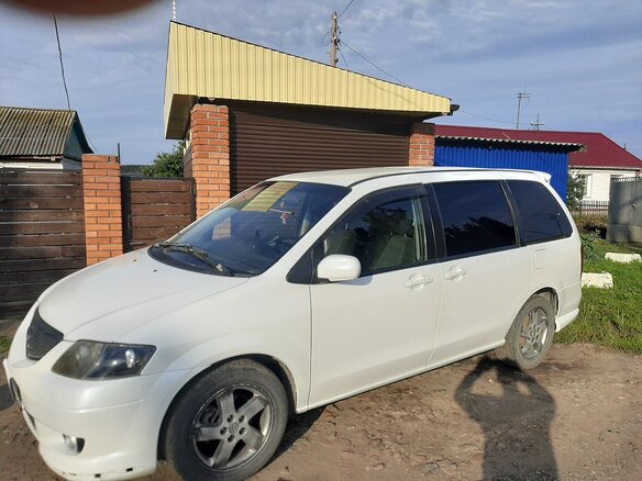 2003 Mazda MPV II (LW), белый, 810000 рублей - вид 5