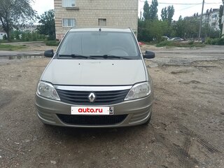 2012 Renault Logan I Рестайлинг, бежевый, 399000 рублей, вид 1