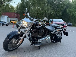 2021 Harley-Davidson Fat Boy, чёрный, 2100000 рублей, вид 1