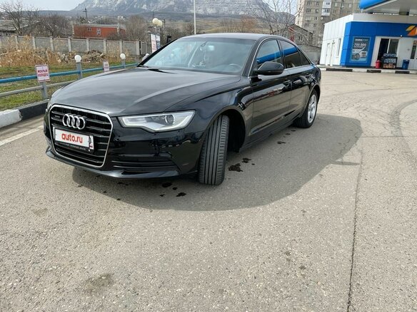 2014 Audi A6 IV (C7), чёрный