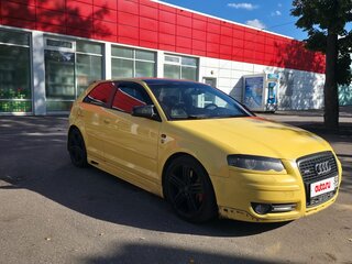 2008 Audi A3 II (8P) Рестайлинг 1, жёлтый, 1150000 рублей, вид 2