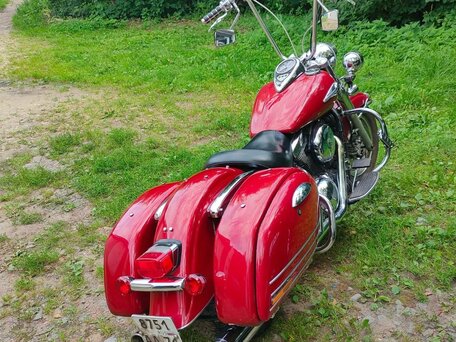 2003 Kawasaki VN1500 Vulcan, красный, 510000 рублей, вид 3