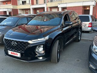 2019 Hyundai Santa Fe IV, чёрный, 3300000 рублей, вид 1