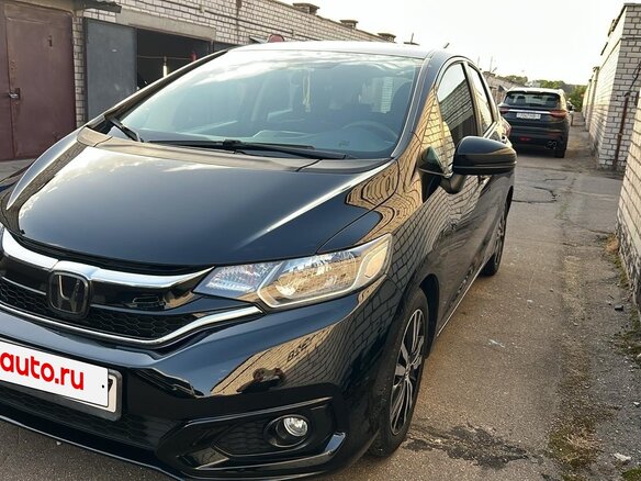 2019 Honda Fit III Рестайлинг, чёрный - вид 2