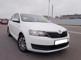 2018 Skoda Rapid I Рестайлинг, белый, 823577 рублей, вид 1