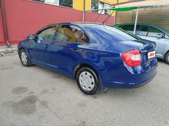 2015 Skoda Rapid I, синий, 730000 рублей - вид 6