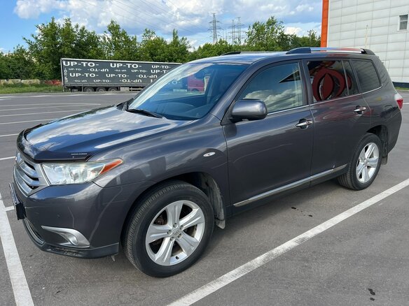 2012 Toyota Highlander II (XU40) Рестайлинг, серый, 2800000 рублей - вид 3