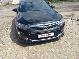 2014 Toyota Camry VII (XV50), чёрный, 1608000 рублей, вид 1