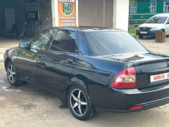 2009 Lada (ВАЗ) Priora I, чёрный, 500000 рублей - вид 6