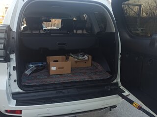 2015 Toyota Land Cruiser Prado 150 Series Рестайлинг 1, белый, 3950000 рублей, вид 4