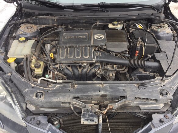 2007 Mazda 3 I (BK) Рестайлинг, синий, 710000 рублей - вид 12