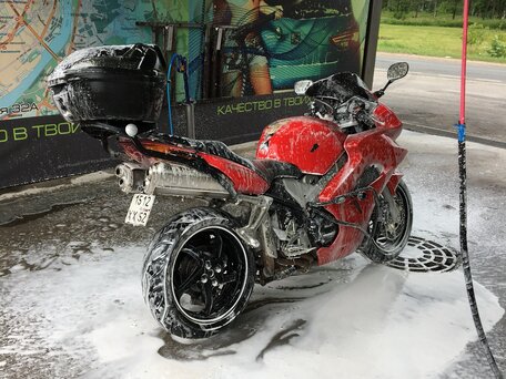 2002 Honda VFR 800, красный, 470000 рублей, вид 4
