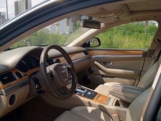 2008 Audi A8 Long II (D3) Рестайлинг 2, чёрный, 1555000 рублей, вид 5