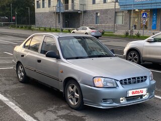 2007 Hyundai Accent ТагАЗ II, серебристый, 270000 рублей, вид 3