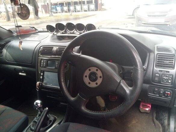 1999 Mitsubishi Galant VR-4 VIII Рестайлинг, чёрный - вид 4