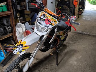 2023 BSE MX 125, оранжевый, 67000 рублей, вид 3