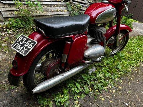 1978 Jawa 350/360, красный, 200000 рублей, вид 5